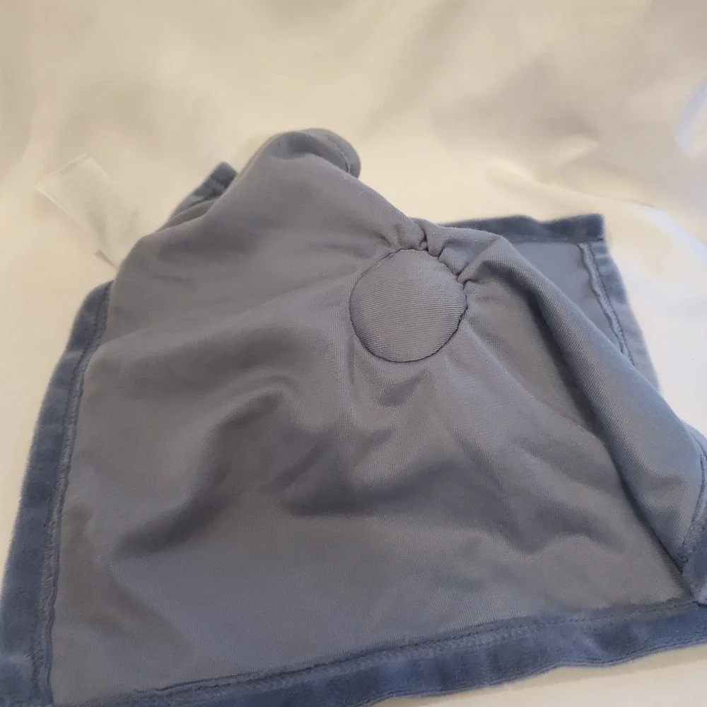 Baby Essentials Navy Blue Puppy Dog Lovey Security Blanket